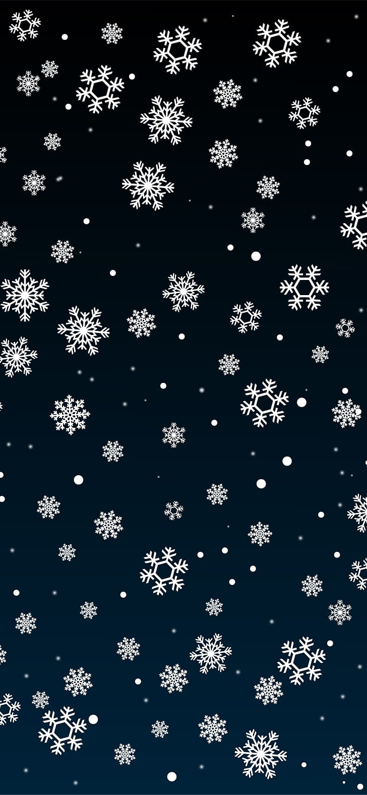 pattern, artistic, snowflake phone wallpaper