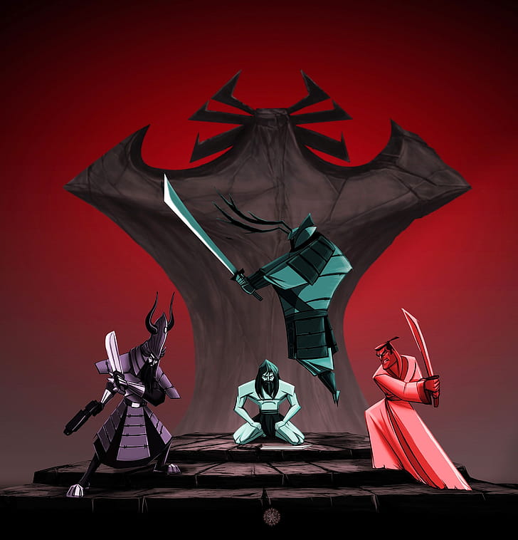 Samurai Jack, Pin, Samurai theme phone wallpaper