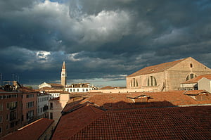 Venice, Rooftop wallpaper