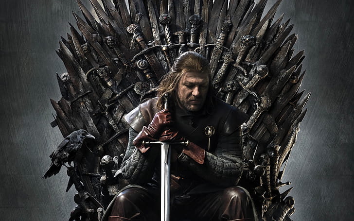 Ned Stark, Iron Throne wallpaper