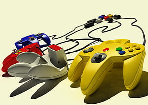 N64 controller, Nintendo wallpaper