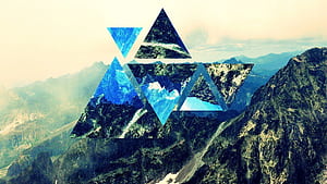 21 Triangle, wallpaper