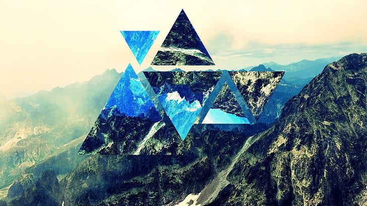21 Triangle, wallpaper