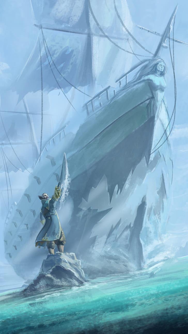 Dota 2, Ghost Ship phone wallpaper