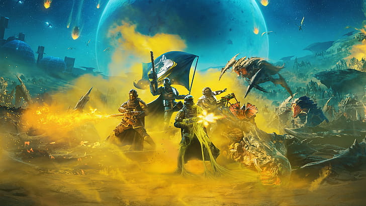 Helldivers 2 —  Ultra : Planetfall Onslaught, Helldivers 2 wallpaper