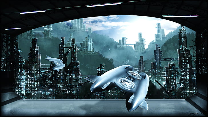 City, Sci Fi wallpaper