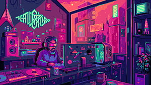 Progammer 8 Bit, programming, 8-bit, hacker, artist, artwork, digital-art, deviantart wallpaper