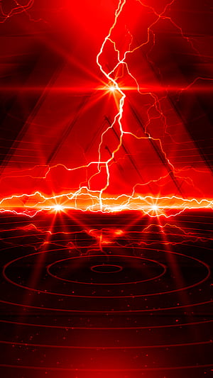 Abstract, red phone wallpaper