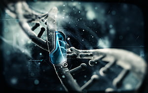 Dna Structure, Artistic wallpaper