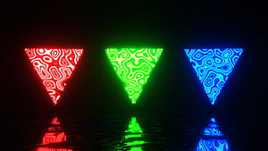 Artistic triangle, Ultra , Creative expression, Dynamic visuals wallpaper