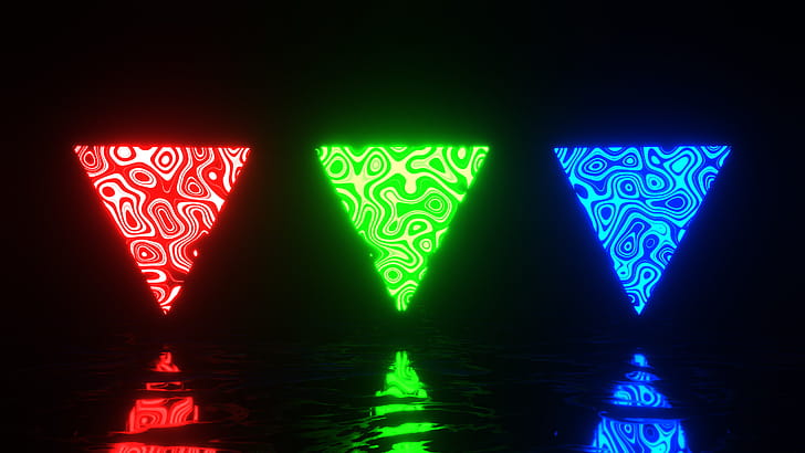 Artistic triangle, Ultra , Creative expression, Dynamic visuals wallpaper