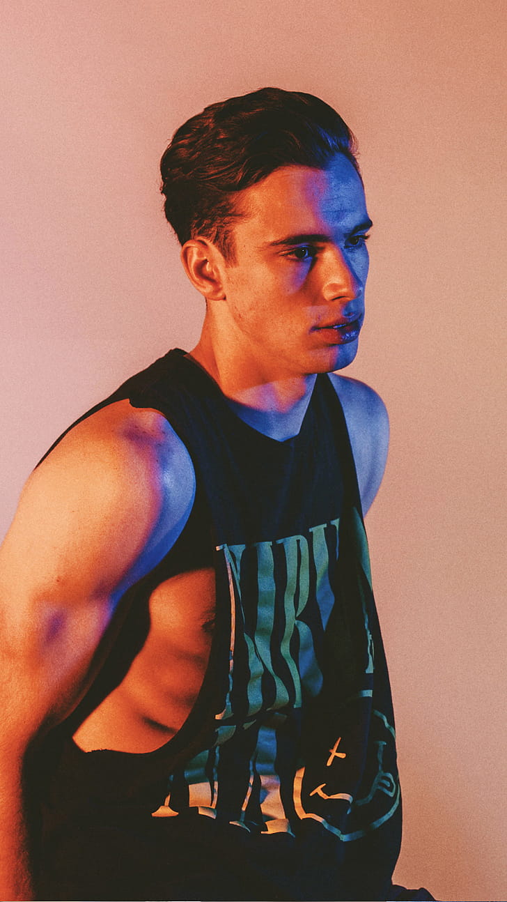 man, model phone wallpaper