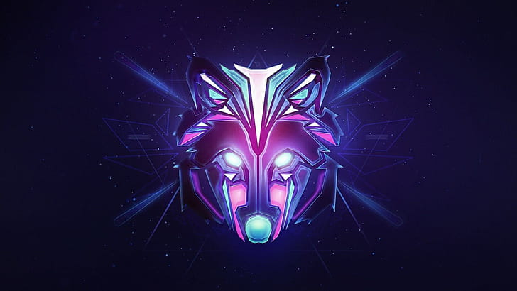 Wolf, Facets wallpaper