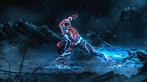 Flash, flash, superheroes wallpaper