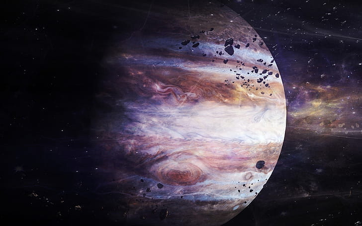 Asteroids, Jupiter wallpaper