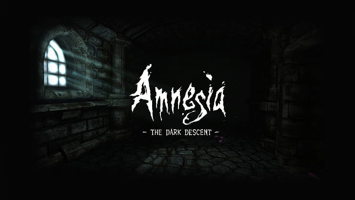Amnesia, typography wallpaper