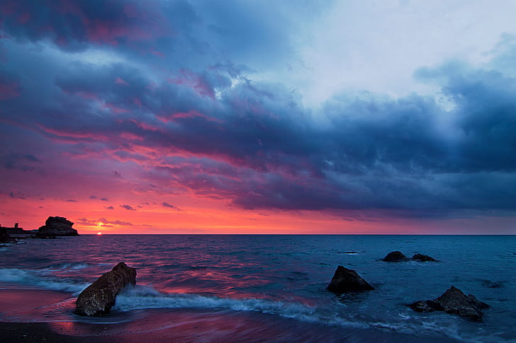 Cloudscape Dramatic Sky Coast , cloudscape, nature, sky, coast wallpaper