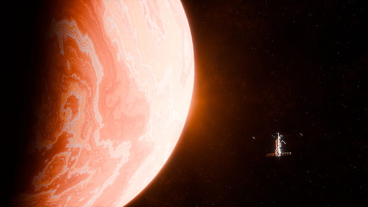 Orbital Drift —   Sci‑Fi, Sci Fi, space, planet wallpaper