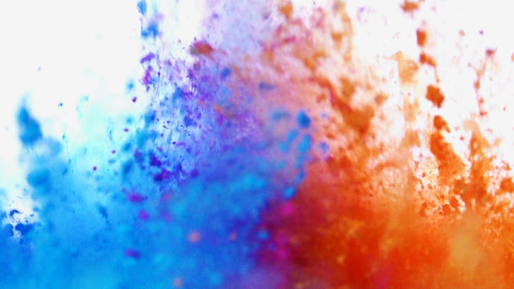 Explosions background, Rainbow explosions wallpaper