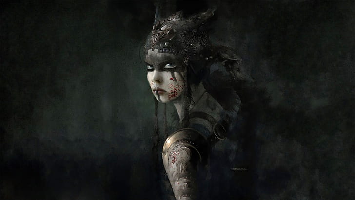Hellblade, Striking , Unique backgrounds, Artistic visuals wallpaper