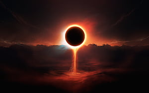 Eclipse Artwork, eclipse, digital-universe, artwork, artist wallpaper