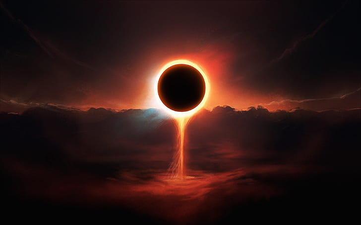 Eclipse Artwork, eclipse, digital-universe, artwork, artist wallpaper