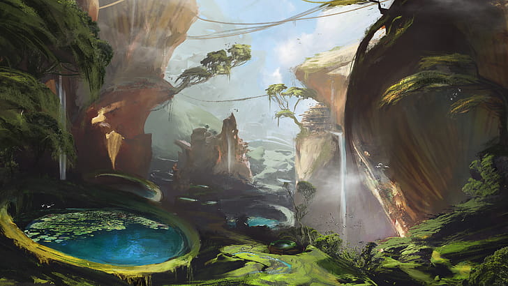 Sci Fi, landscape wallpaper