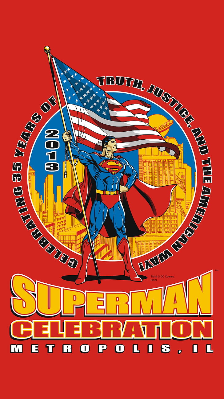 Comic, Superman phone wallpaper