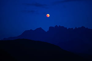 Lunar Eclipse , lunar, eclipse, evening, nature wallpaper