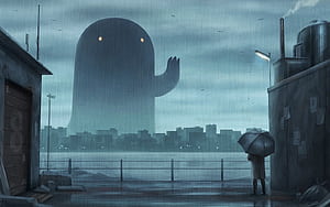 Android Big, android, artist wallpaper