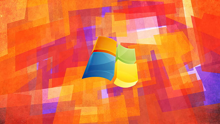 Windows Xp Logo Geometry , windows-xp, windows, computer, logo wallpaper