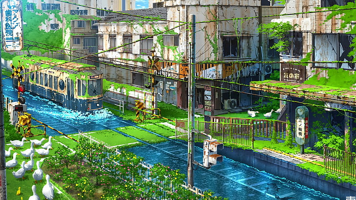 Anime, Post-apocalypse wallpaper