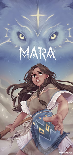 Mara - mobile , from https://mara-comic.com, Comic phone wallpaper