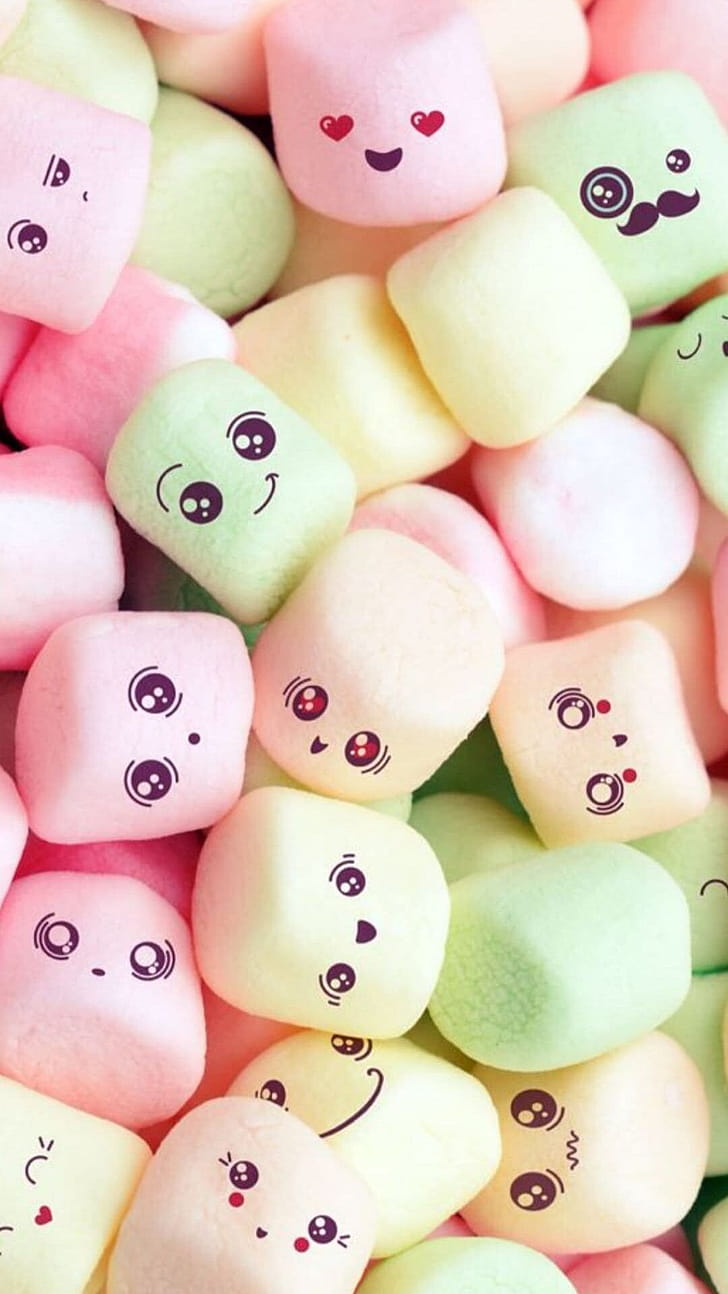 Marshmallows, Girly phone wallpaper