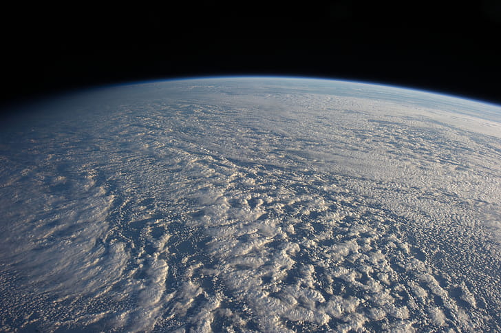 Space Clouds Orbital Stations , space, clouds wallpaper