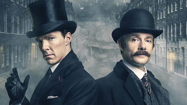 Benedict Cumberbatch, Sherlock Holmes, wallpaper