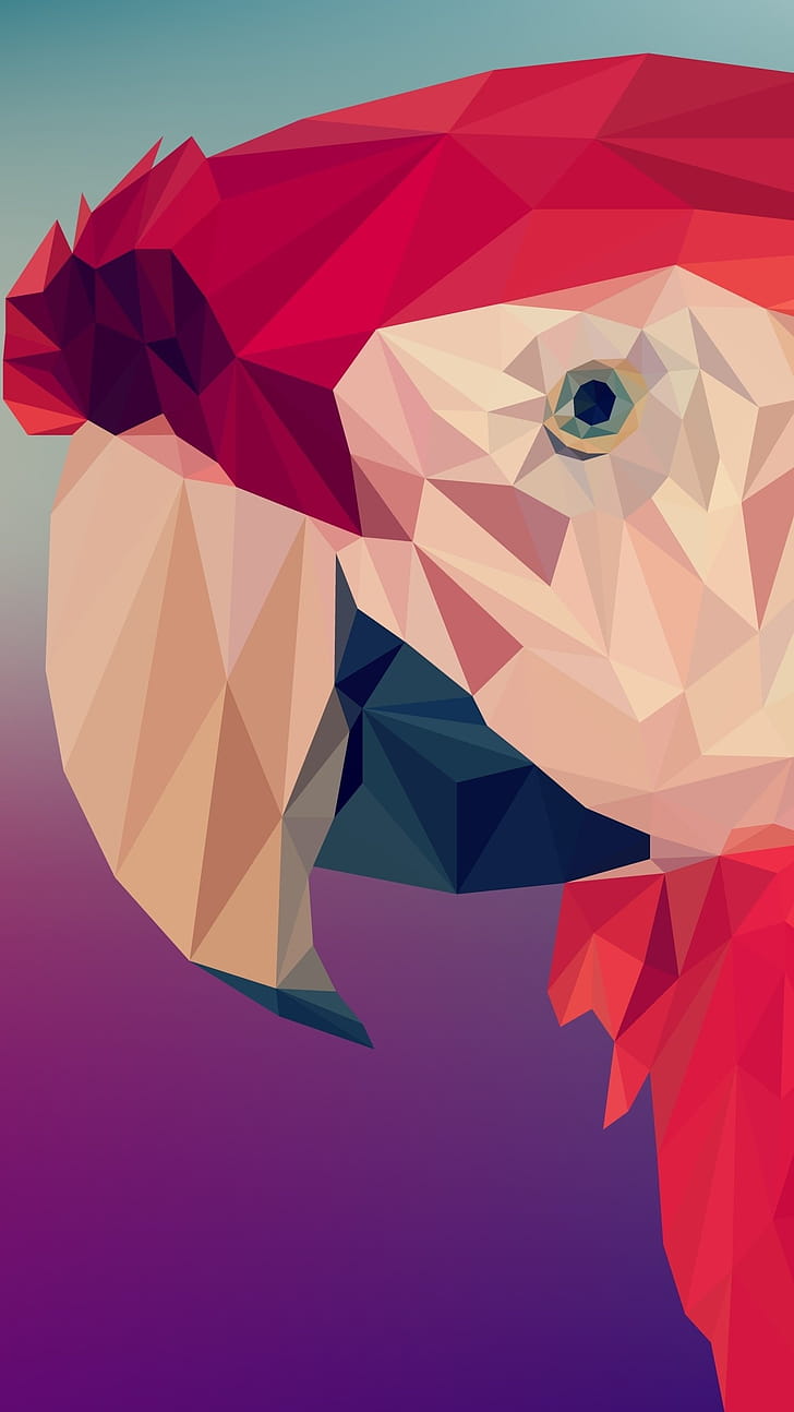 Abstract facets, Unique artwork, Creative expression, Artistic interpretation phone wallpaper