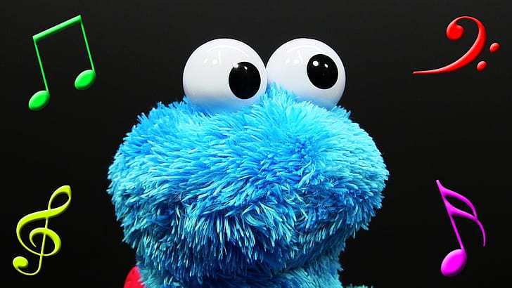 Cookie Monster,  , , Easy access wallpaper