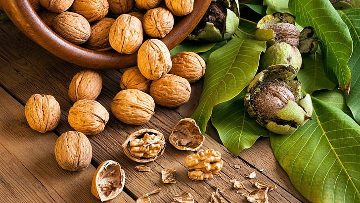 Walnuts, , Walnut backgrounds,  beautification wallpaper