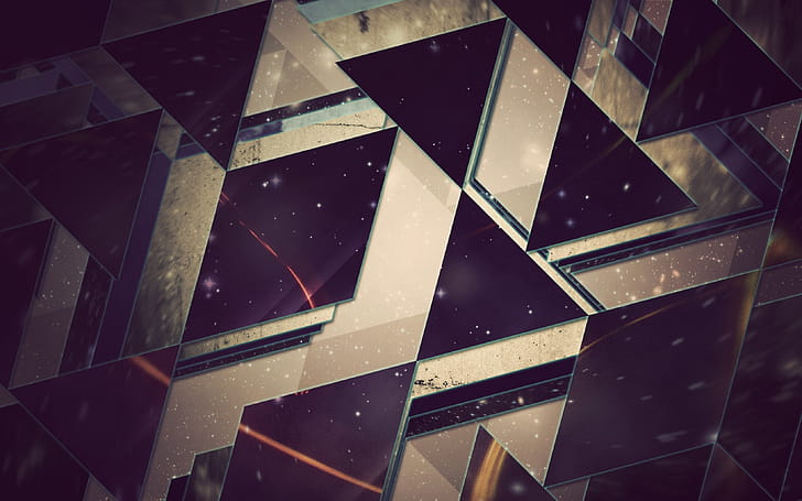 Triangles Abstract  Background, triangle, abstract wallpaper