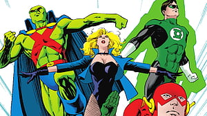 JLA: Year One, Comic wallpaper