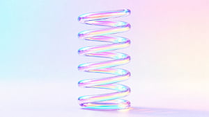 Prismatic Coil —   Pastel, Spring wallpaper
