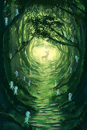 Studio Ghibli, phone wallpaper