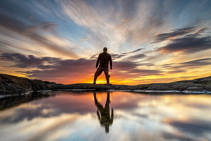 landscape, sunset wallpaper