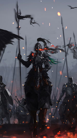 Warrior, Guild Wars phone wallpaper