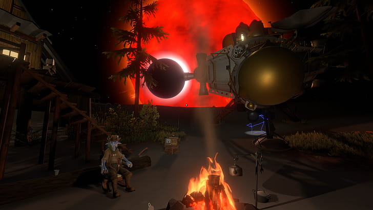 Attlerock, Outer Wilds wallpaper