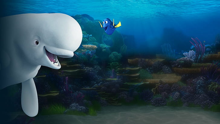 Bailey and Dory, Finding Dory wallpaper