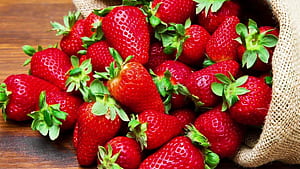 Strawberry, wallpaper