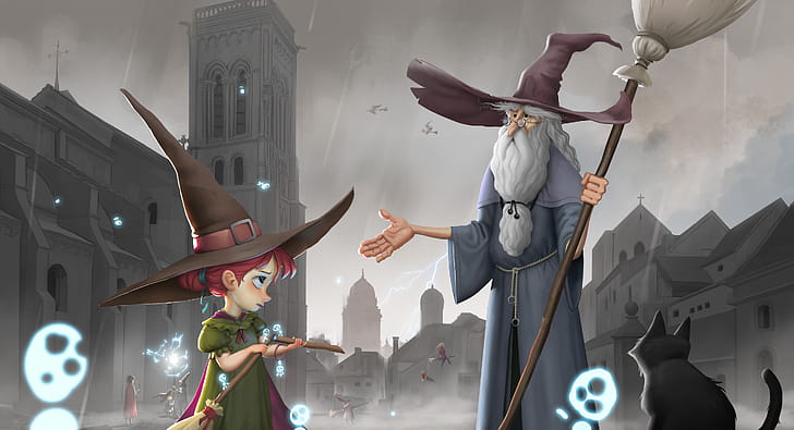 fantasy, wizard wallpaper