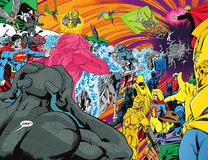 JLA: Year One, Comic wallpaper